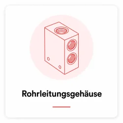 Rohrleitungsgehäuse